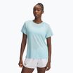 Maglietta da allenamento Under Armour Tech C-Twist stream/bianca da donna