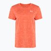 Maglietta da allenamento Under Armour Tech C-Twist bianco/fuoco da donna