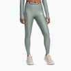 Leggings Under Armour HeatGear Rib verde silice/verde silice/bianco da donna