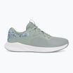Under Armour Charged Aurora 2+ verde silice/bianco/metallico silice, scarpe da ginnastica da donna