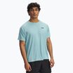 Maglietta da allenamento Under Armour Tech Textured stream/nero da uomo