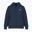 Felpa donna New Balance Fleece Logo Full Zip athletic nb navy