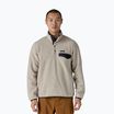 Felpa da uomo Patagonia LW Synch Snap-T P/O color porpora d'avena con blu freddo da trekking