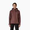 Giacca da pioggia Patagonia Torrentshell 3L da donna, rubino scuro