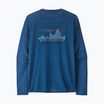 Patagonia Cap Cool Daily Graphic Shirt Uomo '73 skyline / clement blue x-dye longsleeve
