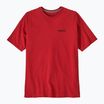 Patagonia P-6 Logo Responsabili-Tee da uomo rosso amanita
