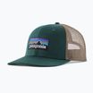 Cappello da baseball Patagonia P-6 Logo Trucker verde cascata