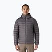 Giacca a piumino da uomo Patagonia Down Sweater Hoody forge grey con forge grey