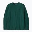 Patagonia P-6 Logo Responsibili Uomo manica lunga verde cascata