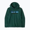 Patagonia P-6 Felpa con logo Uprisal verde cascata