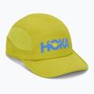 Cappellino con visiera HOKA Run verde pisello