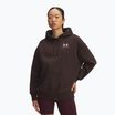 Felpa donna Under Armour Icon Fleece Hoodie kona brown/white