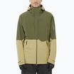 Giacca softshell da uomo Salomon Outherpath Pro 2.5 l grigio verde/ foglia d'uva