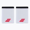 Polsino Babolat Logo Jumbo 2 pezzi bianco/rosso