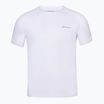 Maglietta Babolat Play Crew Neck da bambino bianco/bianco