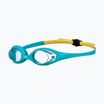 Occhialini da nuoto per bambini arena Spider clear / menta / giallo