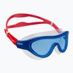 Maschera da nuoto per bambini arena The One Mask blu/blu/rosso