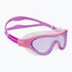 Maschera da nuoto per bambini arena The One Mask rosa/rosa/viola