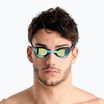 Occhiali da nuoto Arena Cobra Swipe Mirror aqua/nero
