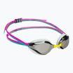 Occhialini da nuoto Arena Python Mirror argento/bianco/fucsia