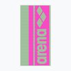 Asciugamano Arena Logotype Jacquard verde chiaro/rosa shocking