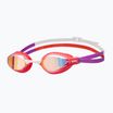 Occhiali da nuoto Arena Air-Speed Mirror giallo rame/corallo brillante/plum