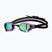 Occhiali da nuoto Arena Cobra Swipe Mirror smeraldo/prugna/nero