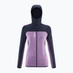 Felpa con cappuccio Millet Fusion Grid donna viola vibrante/saphir