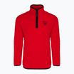 Rossignol Jr Strawpile Fleece Fz felpa sportiva rossa da bambino