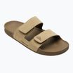 Quiksilver uomo Rivi Leather Double Adjust infradito tan 1