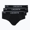 Slip Lacoste uomo 8H3472 3 paia nero