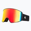 Maschile Quiksilver Storm MG occhiali da snowboard nero/clux ml rosso