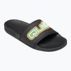 Quiksilver uomo Rivi Wordmark Slide II infradito rasta nero