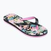 ROXY Tahiti VII infradito per bambini nero/rosa stencil