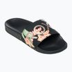 Infradito ROXY Slippy II da donna, stampa nero/verde
