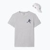 Camicia da tennis Lacoste uomo TH1044 argento/ blu navy