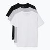 Maglietta Lacoste uomo TH9010 3-pack bianco/argento mento/nero