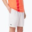 Pantaloncini da tennis Lacoste uomo GH7413 bianco/rosso mango