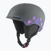 Casco da sci Alpina Brix mezzanotte/grigio leo opaco per bambini