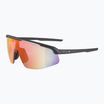 Occhiali da sole Alpina Turbo Pro Q-Lite nero opaco/rosso a specchio