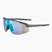 Occhiali da sole Alpina Turbo Pro Q-Lite grigio notte opaco/verde a specchio