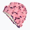 Cuffia da nuoto da donna Fashy Flowers rosa / viola