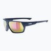 Occhiali da sole UVEX Sportstyle 238 deep space matt/rosso specchiante