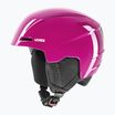 Casco da sci per bambini UVEX Viti Pure berry lucido