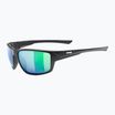 Occhiali da sole UVEX Sportstyle 230 nero opaco/verde specchio