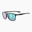 Occhiali da sole UVEX LGL 52 nero/verde specchio