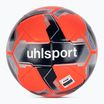 Calcio uhlsport Match Addglue fluo rosso / marina / argento dimensioni 5