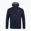 Giacca da pioggia Salewa da uomo Agner 2 PTX 3L navy blazer