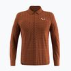 Camicia Salewa Puez Dry L/S da uomo marrone bombay