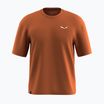 Maglietta Salewa Eagle Sunset Loose da uomo marrone bombay